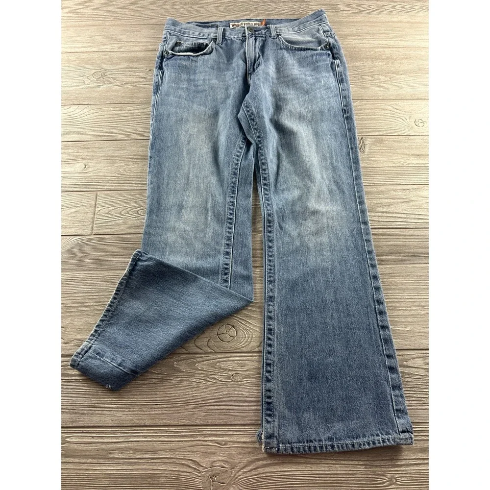 Aeropostale Y2K Winfield Vintage Boot Jeans Size 31/30 Medium Wash Denim Vintage